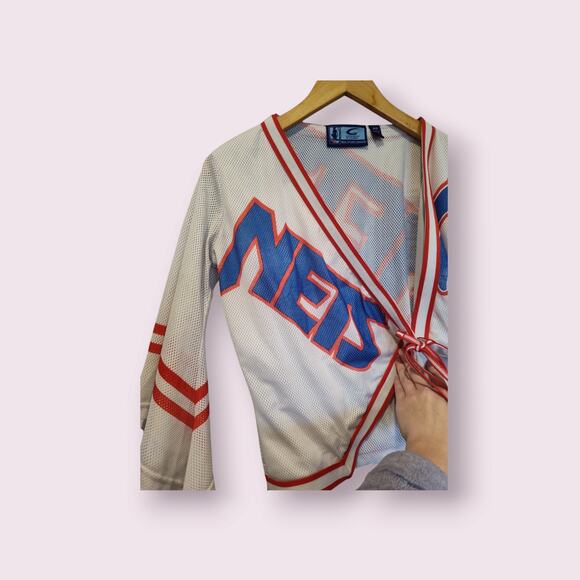 NBA 4HER GIII-Sports‎ by Carl Banks New Jersey Nets Women's Sz M Tie Jersey - Picture 4 of 14